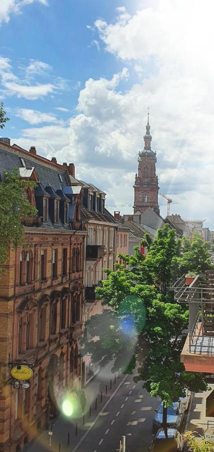 Sonniges Zimmer Mit Balkon Im Herzen Mannheims Exterior foto